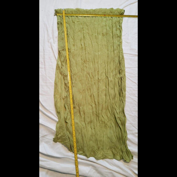 Dimas Ladies Lime Green Scarf Wrap Cover Up Lightweight 16"x64" - Picture 2 of 2